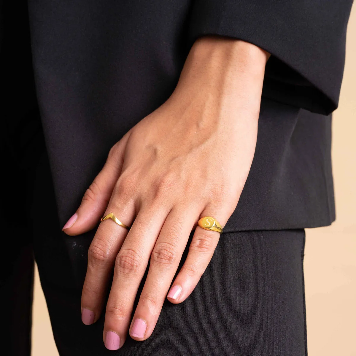 14kt Signet Ring