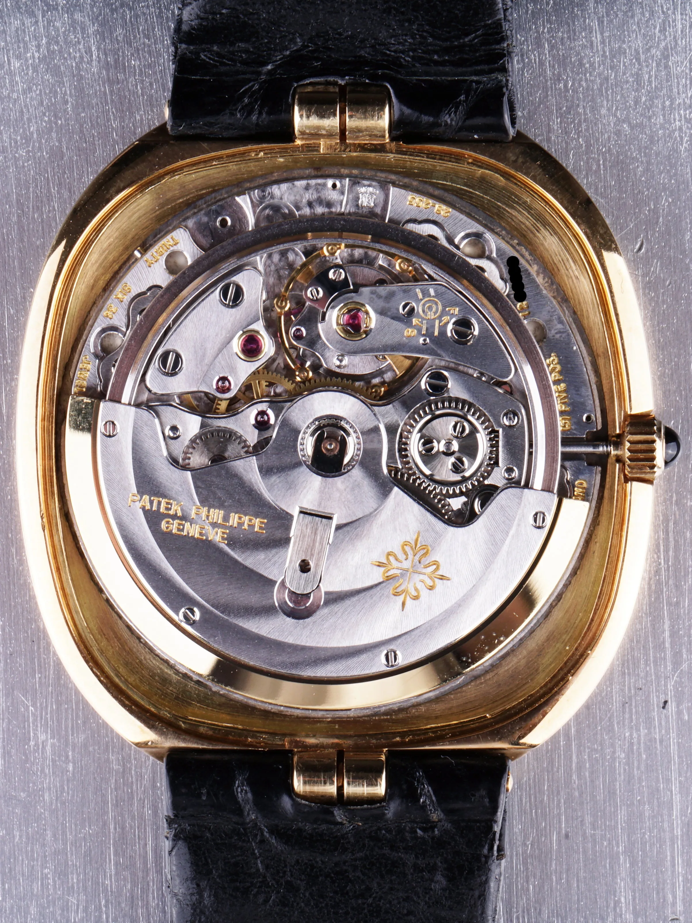1977 Patek Philippe Ellipse (Ref. 3634J) 18K YG Onyx Dial With Box and Archive