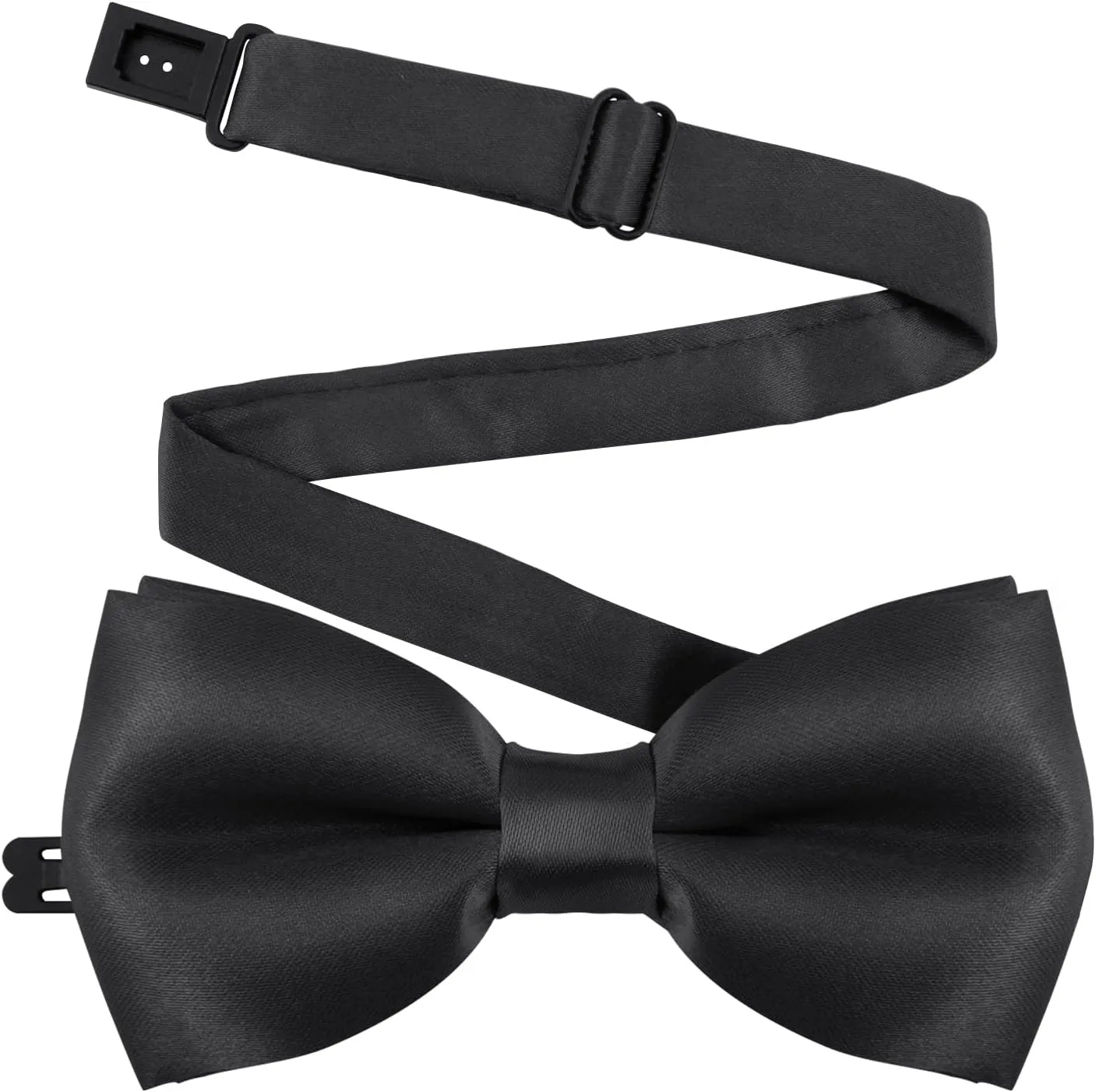 Adjustable Kids Bow Tie Pre-tied Bowtie Classic Solid Color Children Bow Tie Neck Bowtie for Kids Wedding Party Photo