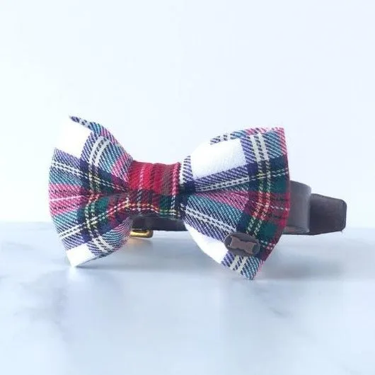 Bloombury Tartan Dog Bow Tie