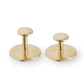 Brass Front and Back Collar Studs