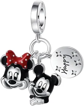 Cartoon Spider Hero Charm for Bracelets and Necklaces Heart Cat Flower 925 Sterling Silver Bead Charms Mother Birthday Jewelry Gift for Women