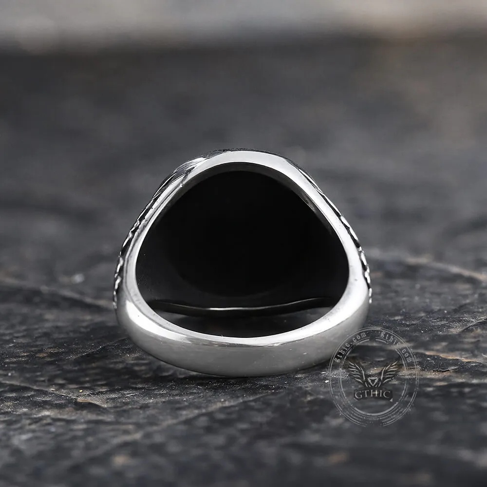 Celtic Knot Valknut Stainless Steel Viking Ring