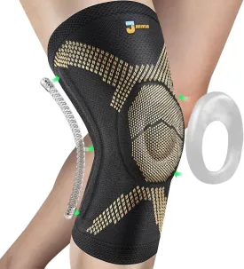 Copper Knee Brace for Women and Men Knee Brace for Arthritis Pain and Support-Knee Sleeves for Women Knee Pain Knee Support for Arthritis,Running, Workout and Knee Pain Relief - SINGLE(2X-Large