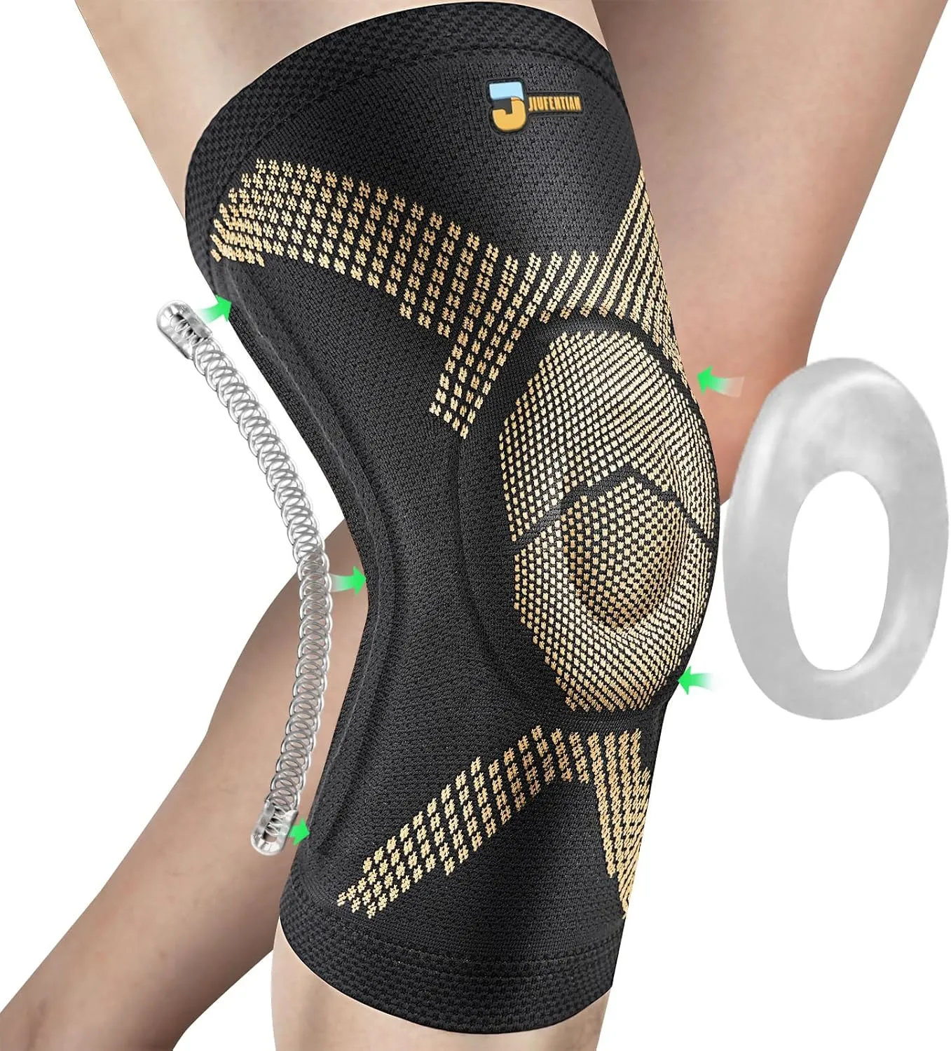 Copper Knee Brace for Women and Men Knee Brace for Arthritis Pain and Support-Knee Sleeves for Women Knee Pain Knee Support for Arthritis,Running, Workout and Knee Pain Relief - SINGLE(2X-Large