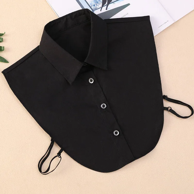 Crystal Fake Collar Blouse