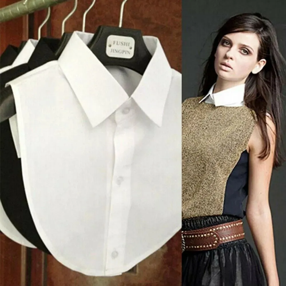 Crystal Fake Collar Blouse