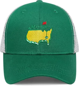 Embroidered Golf Hat for Men Women Green Hat Ball Baseball Cap