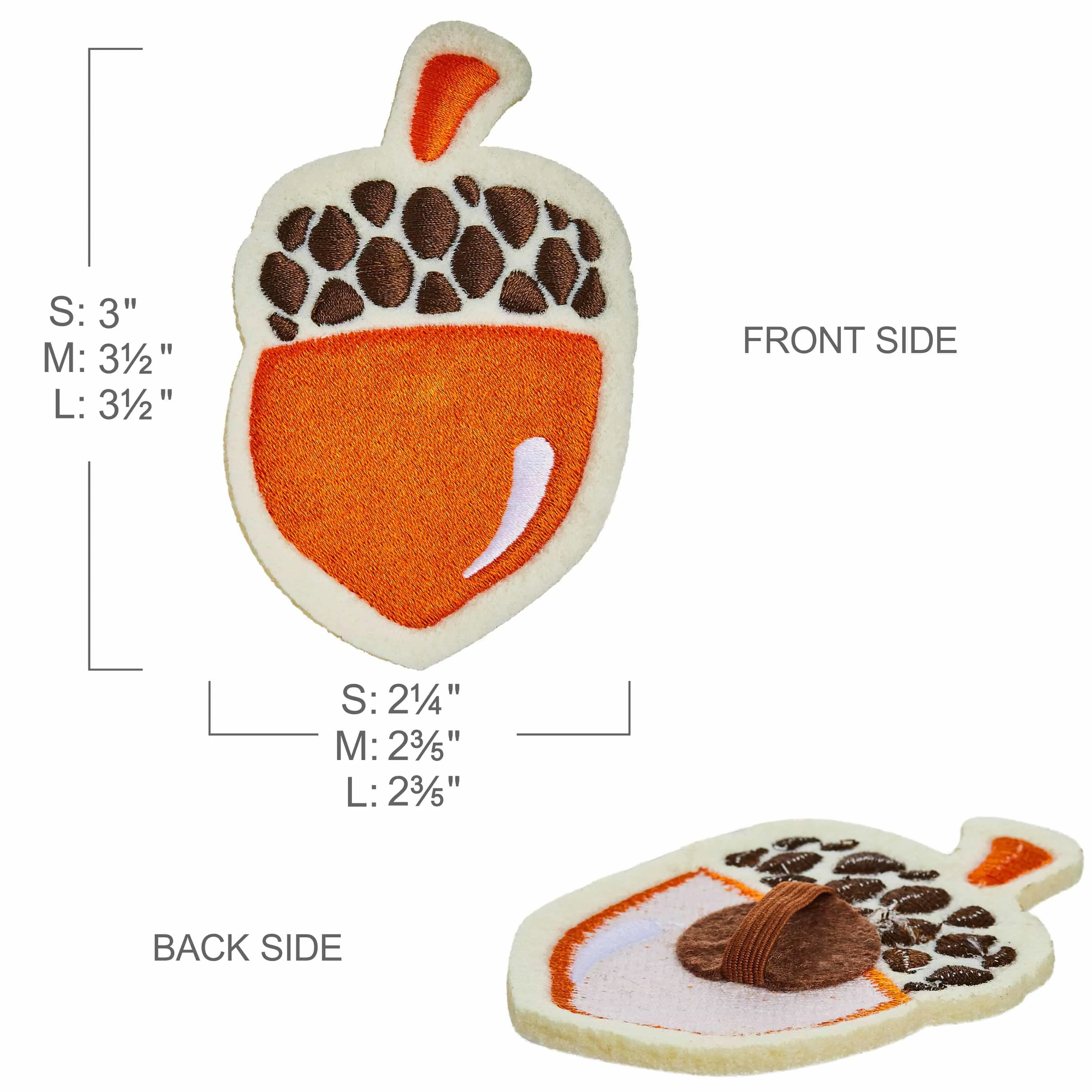 Fall Pumpkin and Acorn Thanksgiving Dog Collar