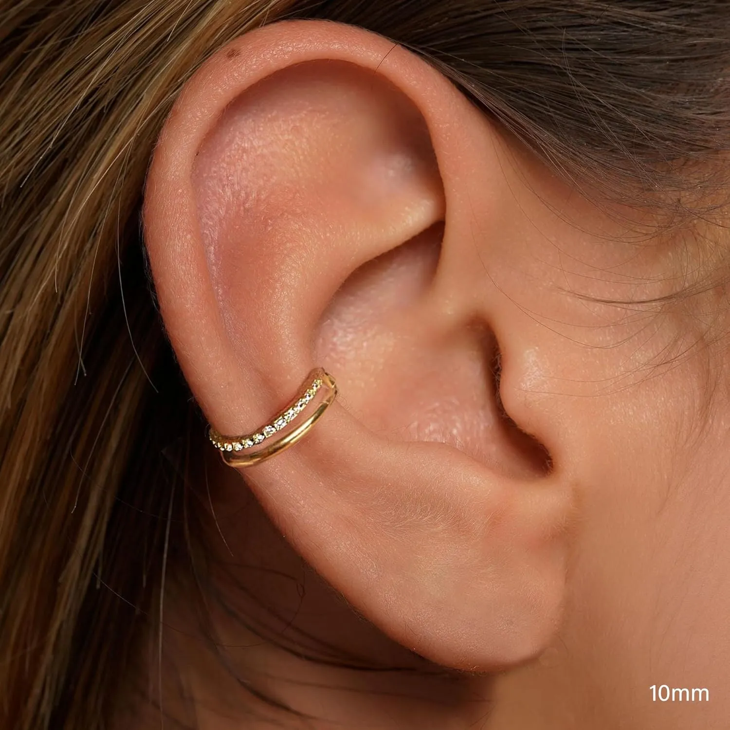 Gold Nose Rings Hoops 316L Surgical Steel Flower Nose Ring Silver Septum Rings 16g Clicker Daith Hinged Piercing Jewelry Gifts 1.2 * 8mm