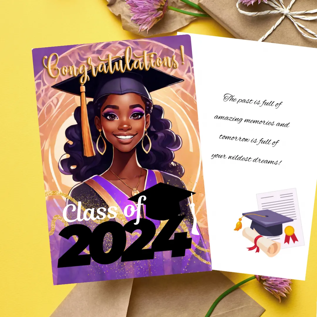 Grad Melanin greeting cards (Individual cards)