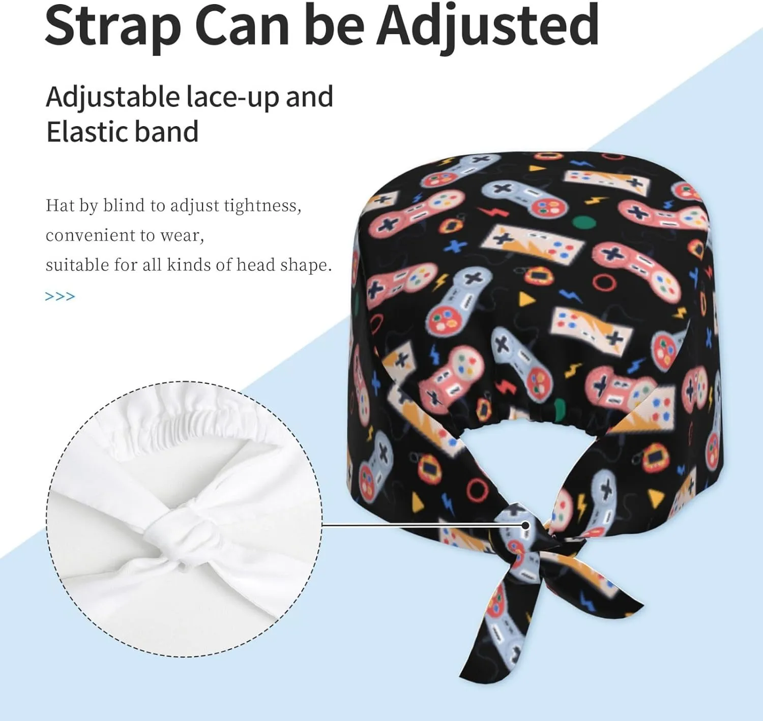 Hamster Who Likes Sports Working Caps with Sweatband Adjustable Tie Back Hat Headgear Beanie