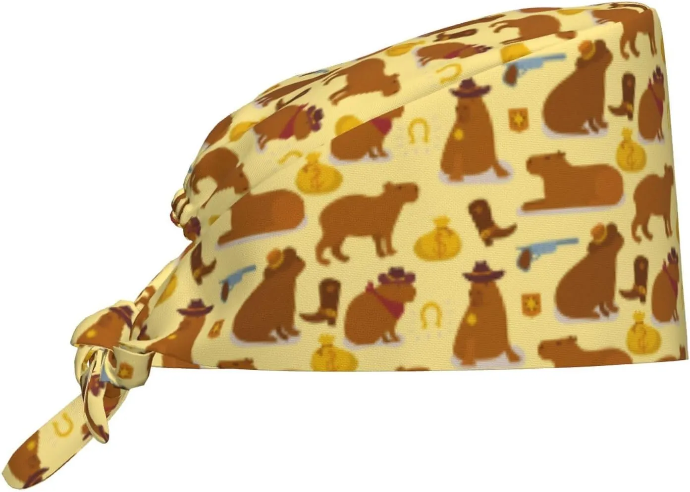 Hamster Who Likes Sports Working Caps with Sweatband Adjustable Tie Back Hat Headgear Beanie