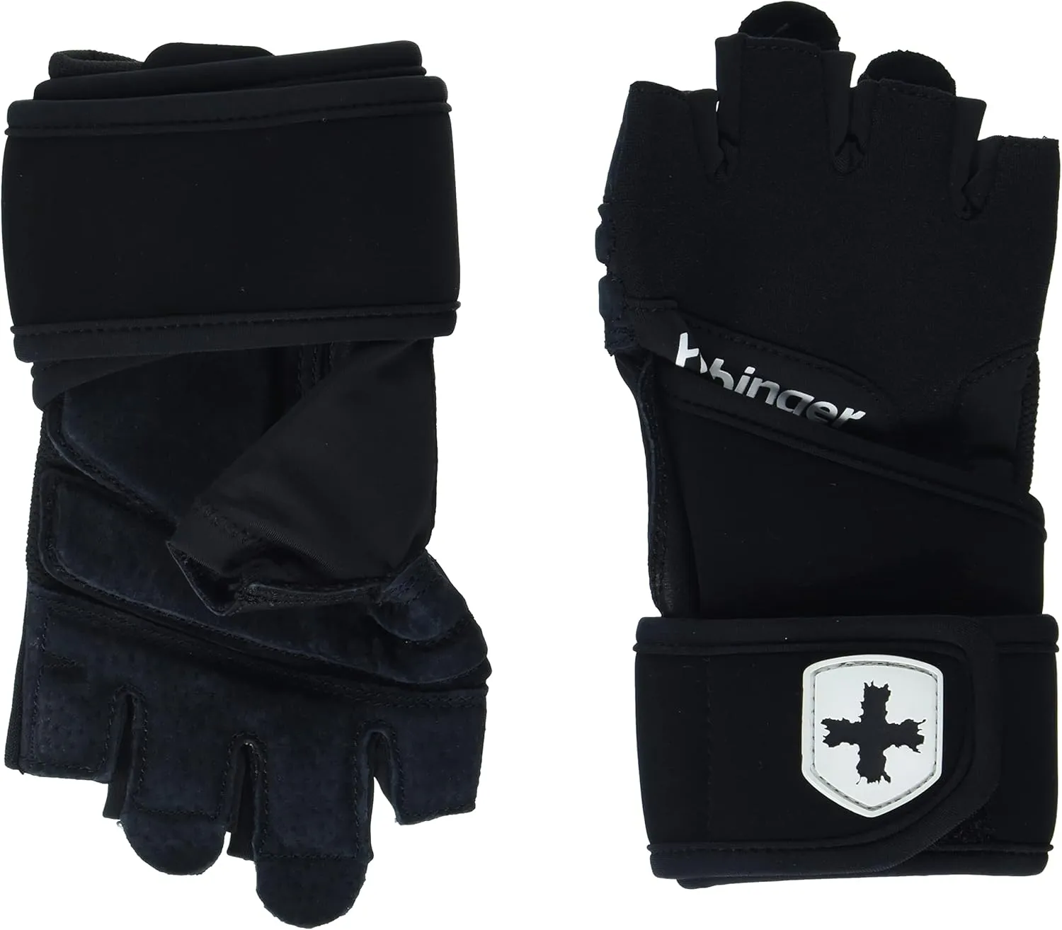 Harbinger Training Grip Wristwrap Weight Lifting Gloves, Unisex