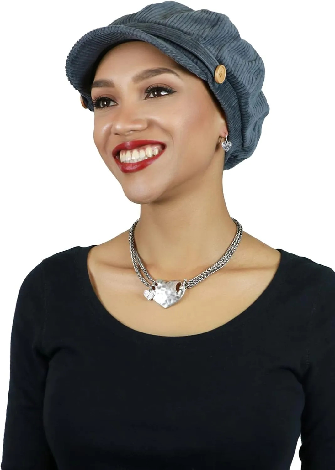 Hats Scarves & More Newsboy Cap for Women Cabbie Hat Cancer Headwear Chemo Head Coverings Brianna