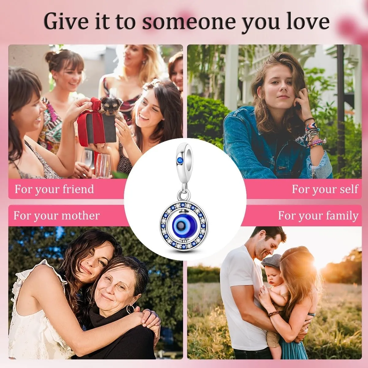 HONGRUI 925 Sterling Silver Charms for Bracelets and Necklaces Cat Cross Sunflower Sunshine Birthday Pendant Bead Charm for Women Jewelry Gift