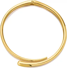 LILIE&WHITE Gold And Silver Collar Necklace For Women Adjustable Open Silver Chunky Necklaces Gold Collar Statement Necklace Chic Jewelry