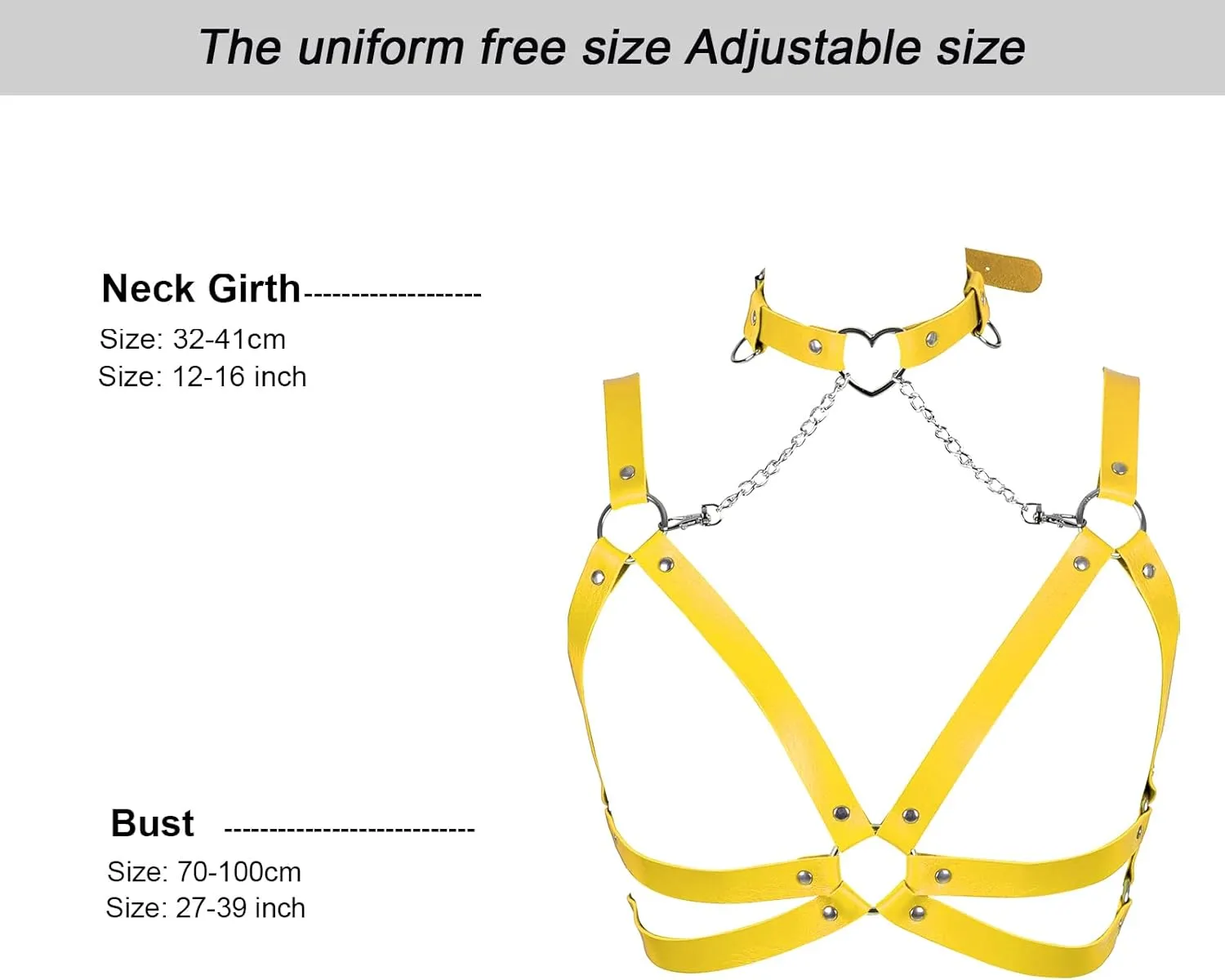 Lingerie cage Chest strap Leather Bra Body chain harness for women Punk Festival rave Dance Rock Photography Waist belt