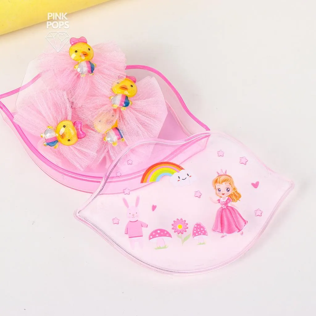 Lip Shaped Hair Accessories Box