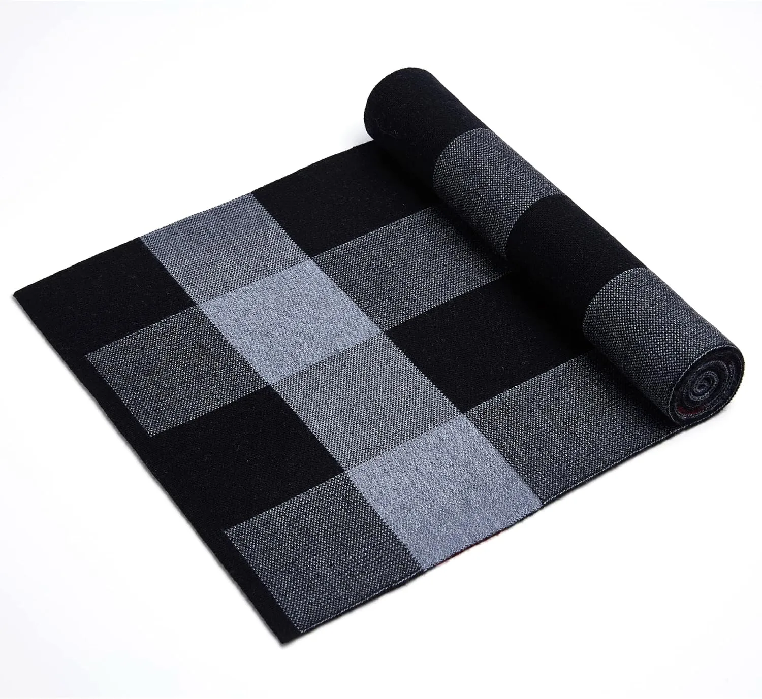 Men Winter Cashmere Scarf Wool Soft Warm Knitted Casual Scarves for Men