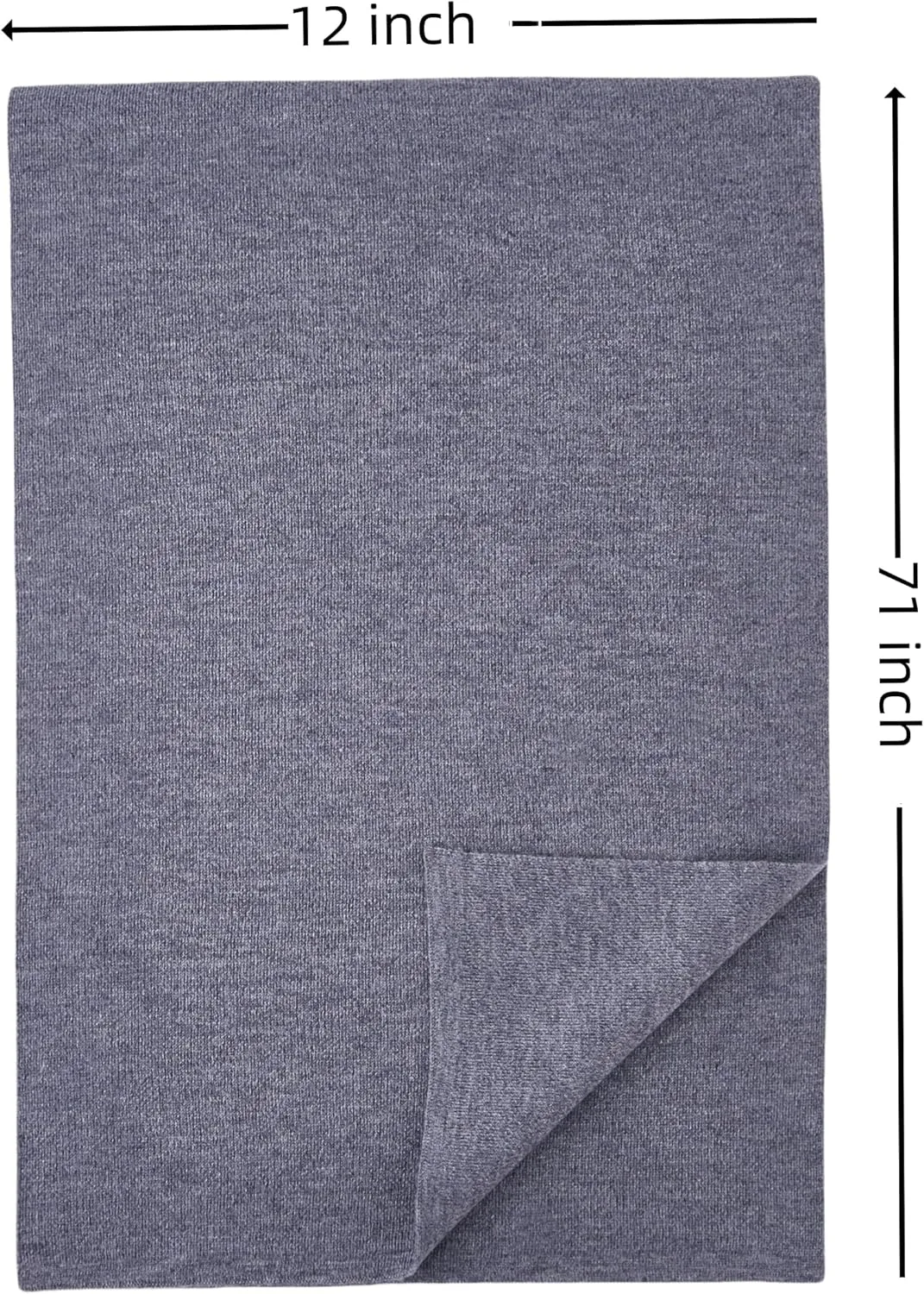 Mens Winter Scarf Soft Warm Long Cashmere Scarf Long Stylish Solid Color Scarves for Men