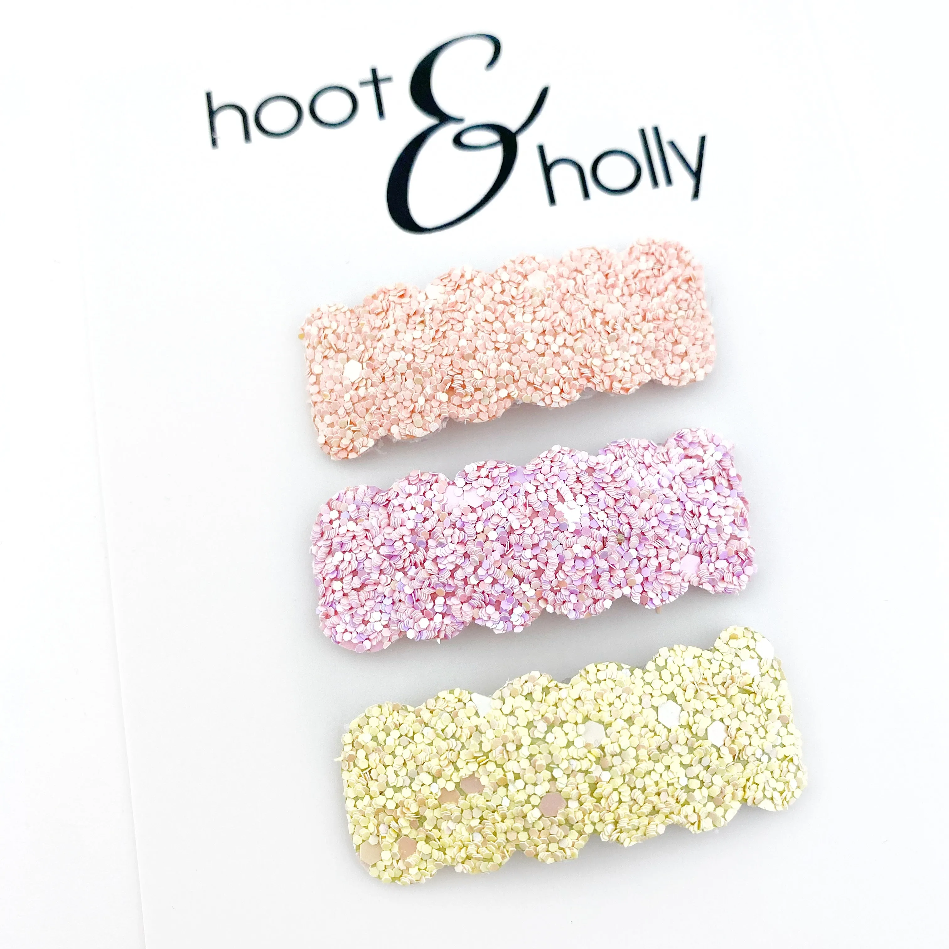 Oh Snap Clips -  Matte Glitter