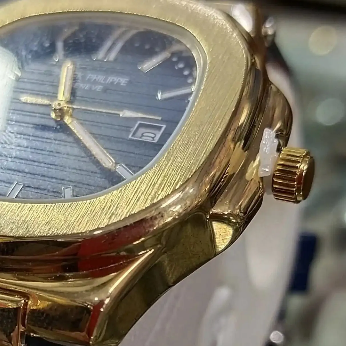 Patek Philippe Geneve Leather Belt Date Watch - Limited Edition
