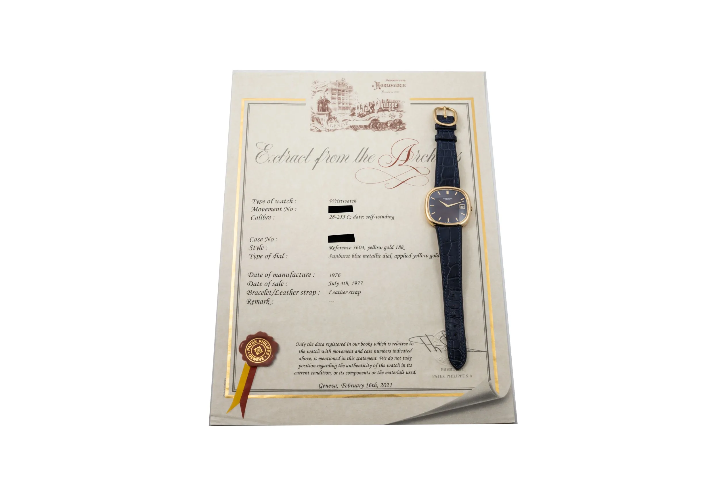 Patek Philippe Golden Ellipse 'TV Case'