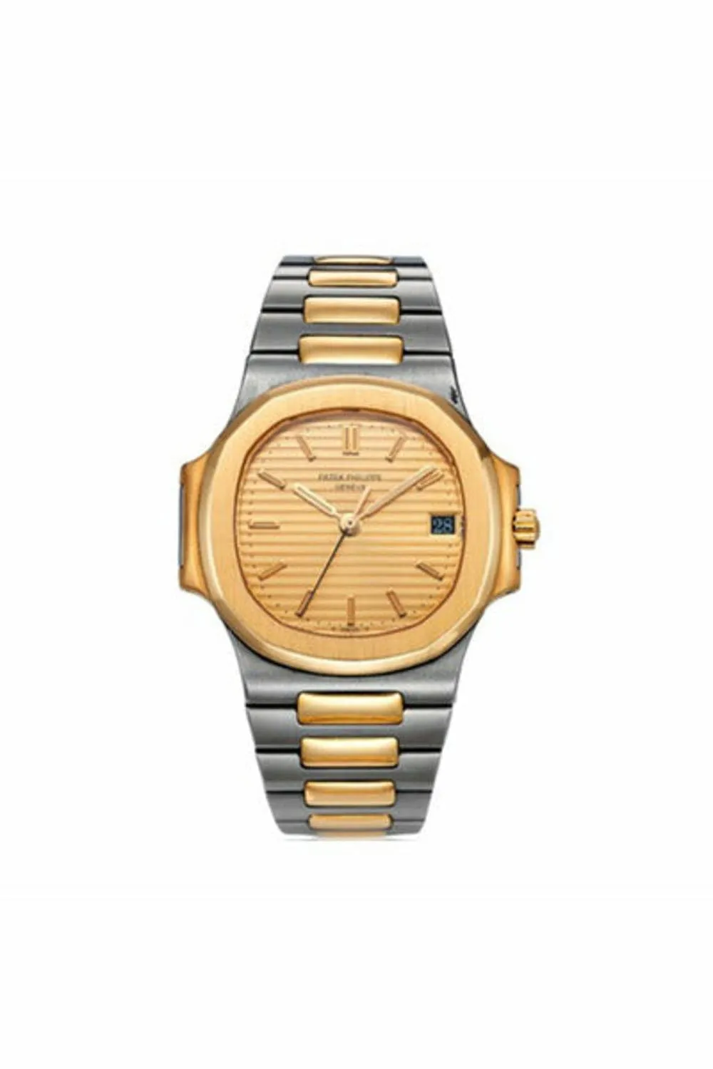 patek philippe nautilus 3800/1 two-tone vintage watch