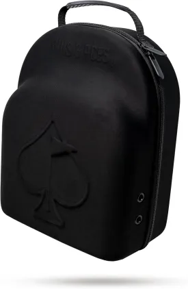Pins & Aces Hat Caddie - Premium Travel Case - Hard Shell, Holds 6 Hats - Ventilation, Easy Grab Handle