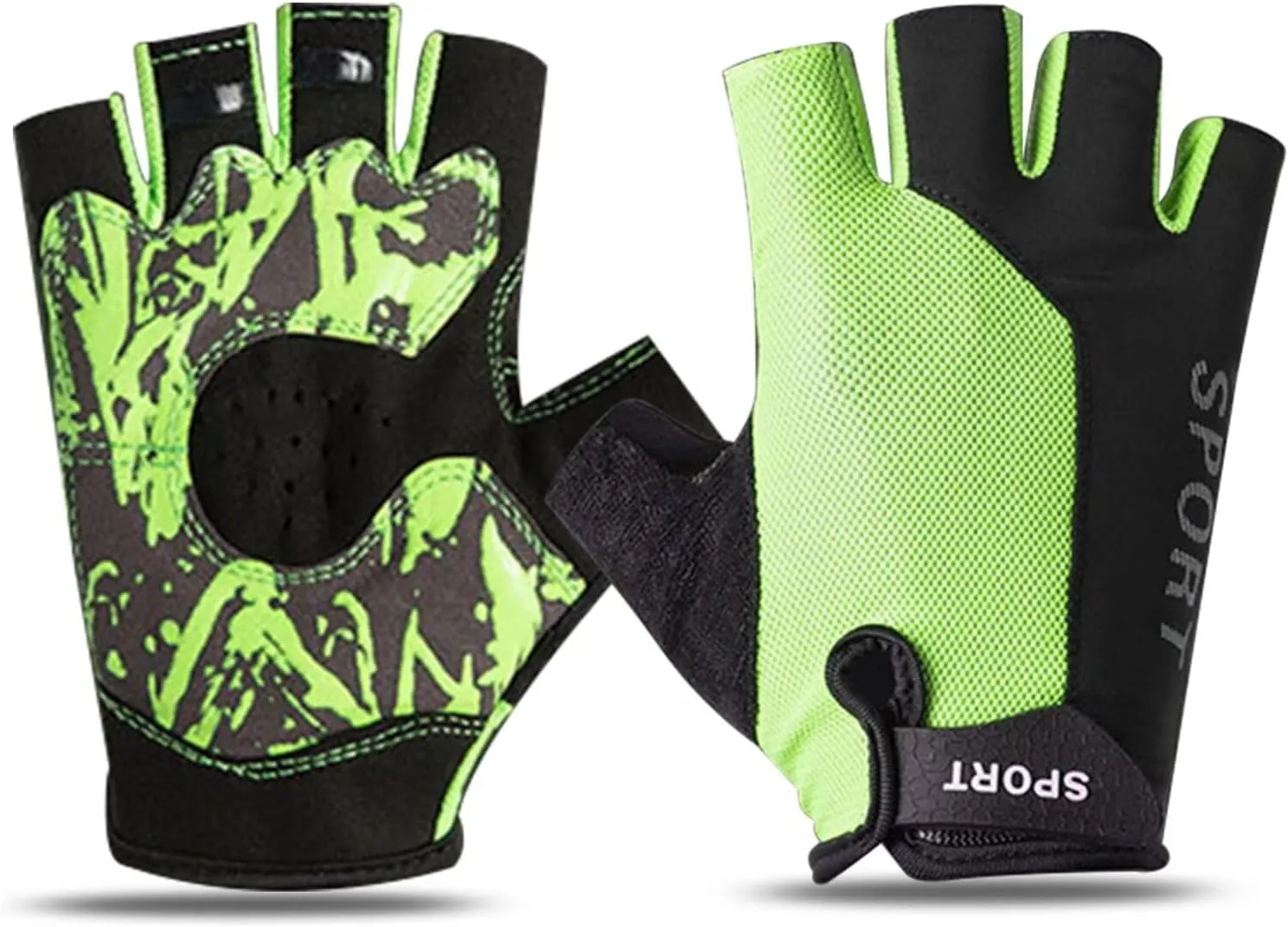 RIGWARL Cycling Gloves Breathable Protective Anti-Slip Bike Glove for Fitness Cycling Training Outdoor SportsXL-Green