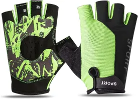 RIGWARL Cycling Gloves Breathable Protective Anti-Slip Bike Glove for Fitness Cycling Training Outdoor SportsXL-Green