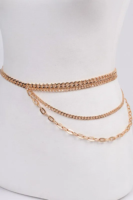 Savage Multi Strand Chain Belt