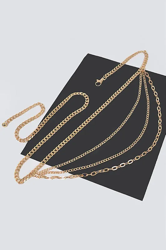 Savage Multi Strand Chain Belt