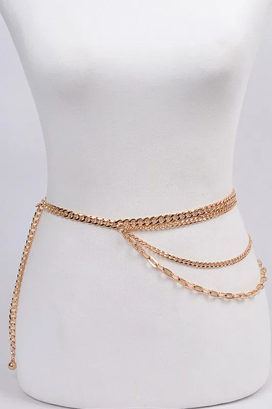 Savage Multi Strand Chain Belt