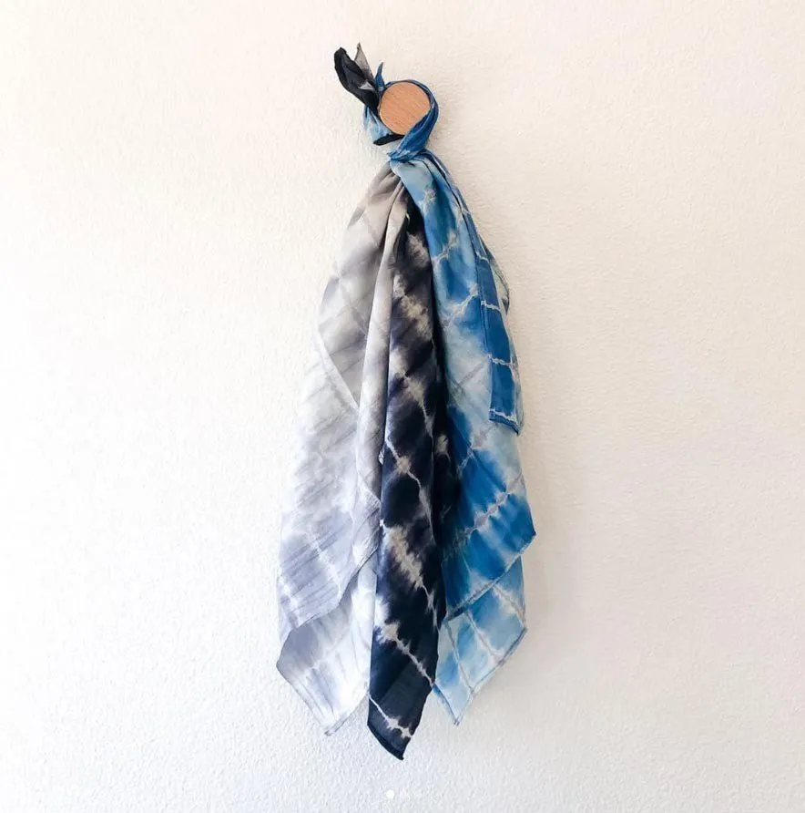 Silk Tie Dye Scarf