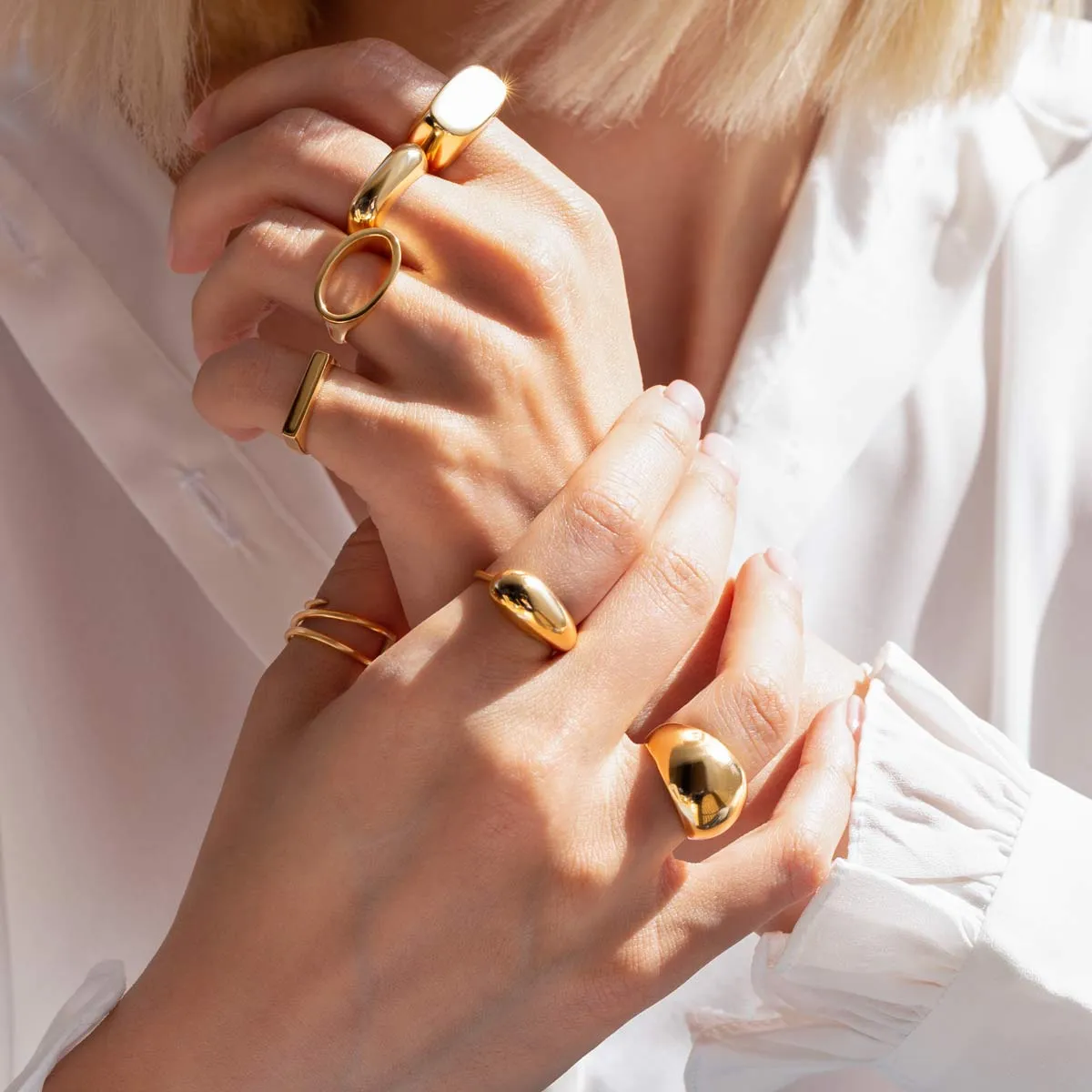 Slim Rectangular signet Ring