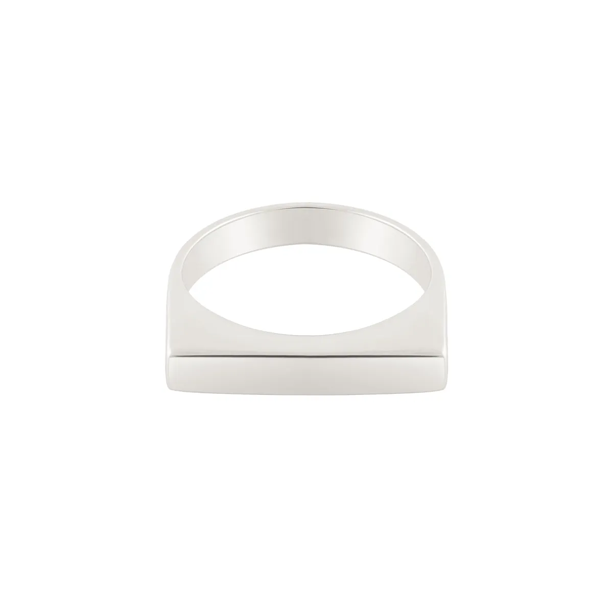 Slim Rectangular signet Ring