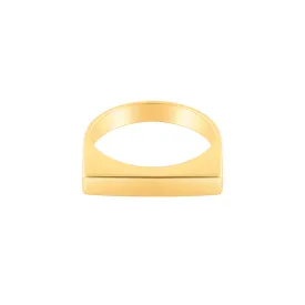 Slim Rectangular signet Ring