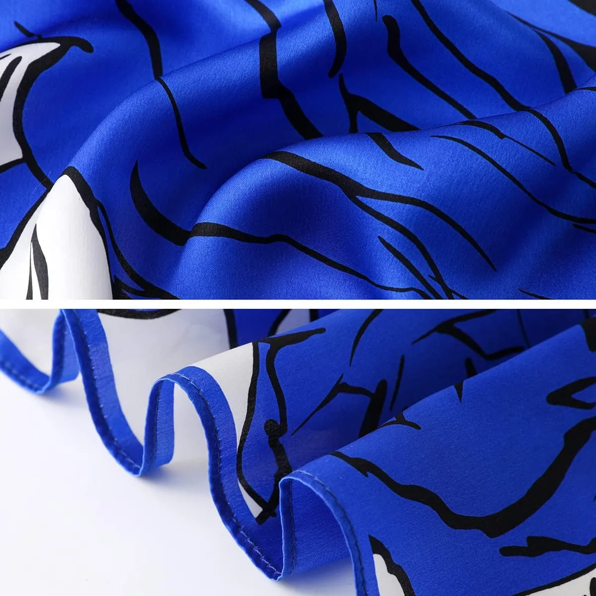 STARWHISPER 100% Pure Mulberry Silk Square Scarf-27''x27 Lightweight Hair Scarves Headscarf Night Sleeping with Gift Packed