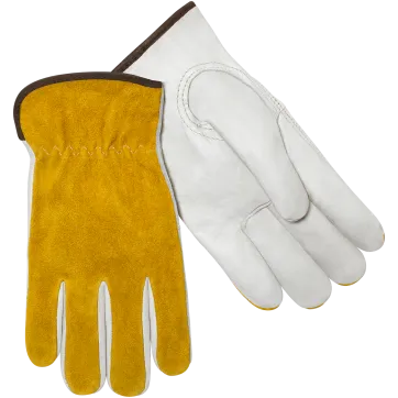 Steiner 0239 Premium Grain Cowhide Palm With Split Cowhide Back Drivers Gloves