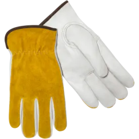 Steiner 0239 Premium Grain Cowhide Palm With Split Cowhide Back Drivers Gloves