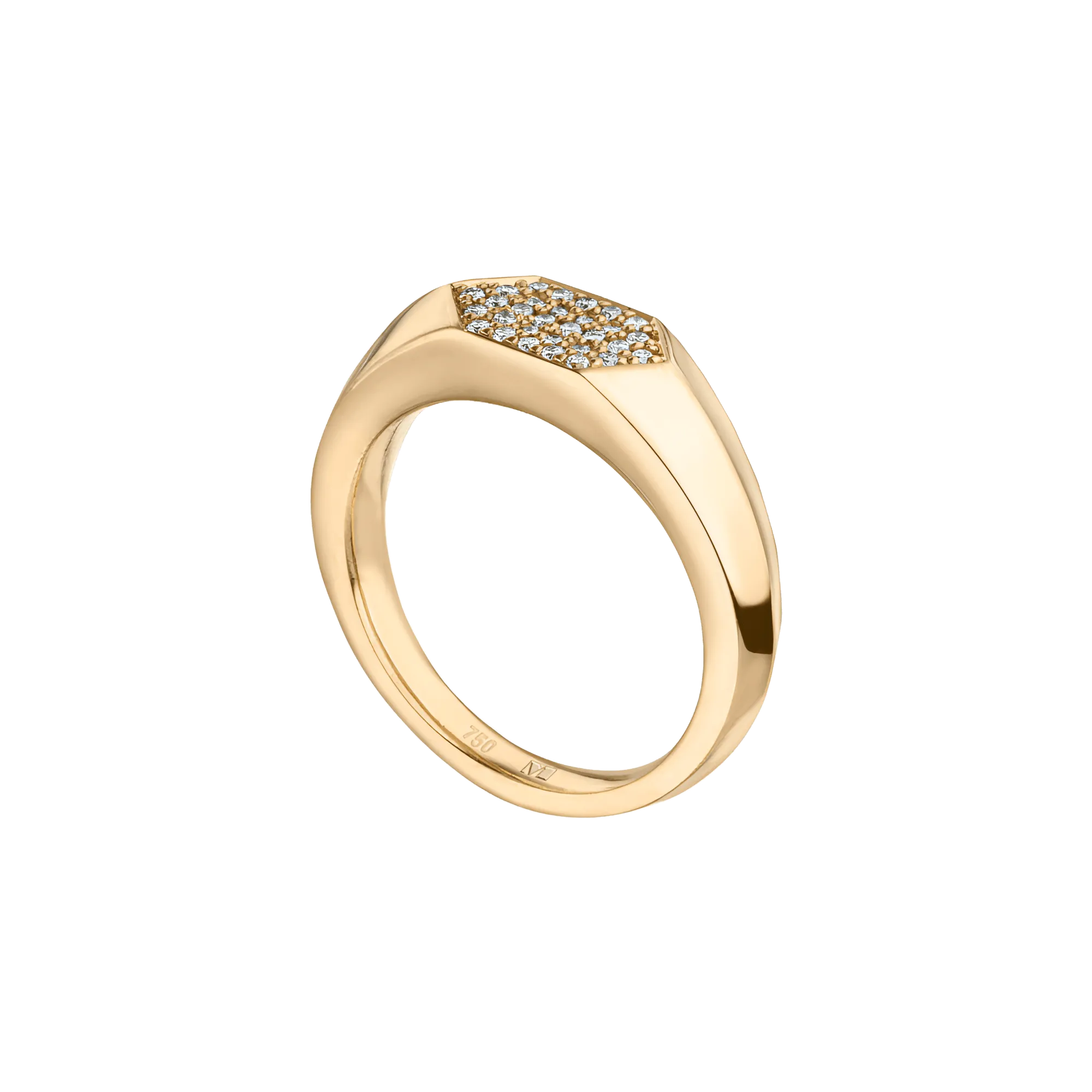 Sunray signet ring