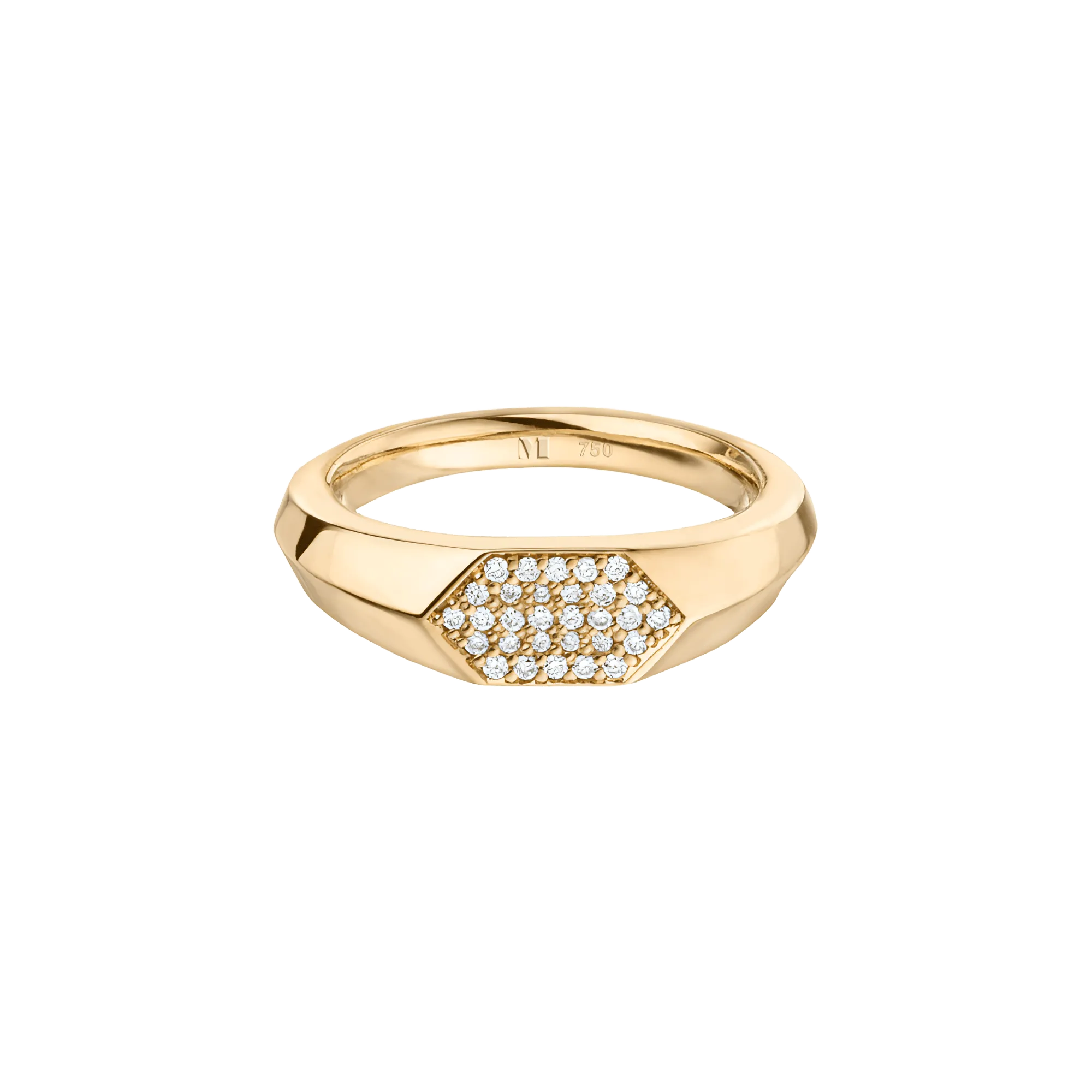 Sunray signet ring