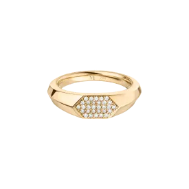 Sunray signet ring