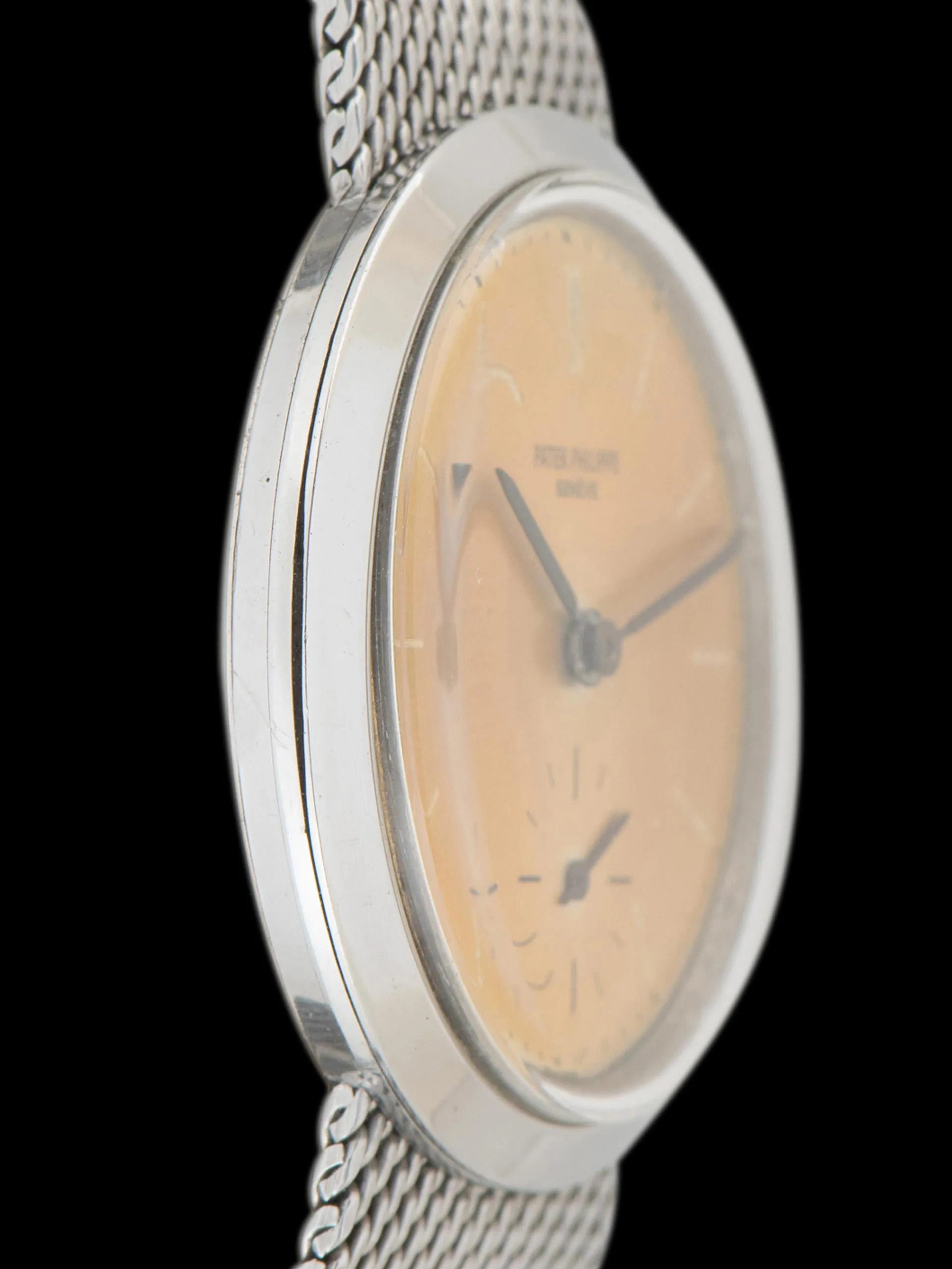 Tropical 1950s Patek Philippe Stainless Steel Calatrava 'Anti-Magnetic' (Ref. 3418) "First Series"
