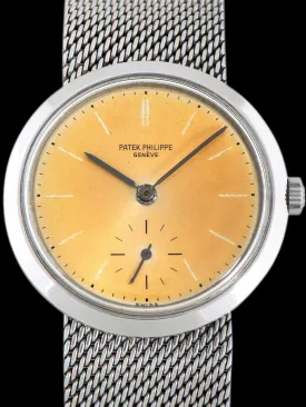 Tropical 1950s Patek Philippe Stainless Steel Calatrava 'Anti-Magnetic' (Ref. 3418) "First Series"