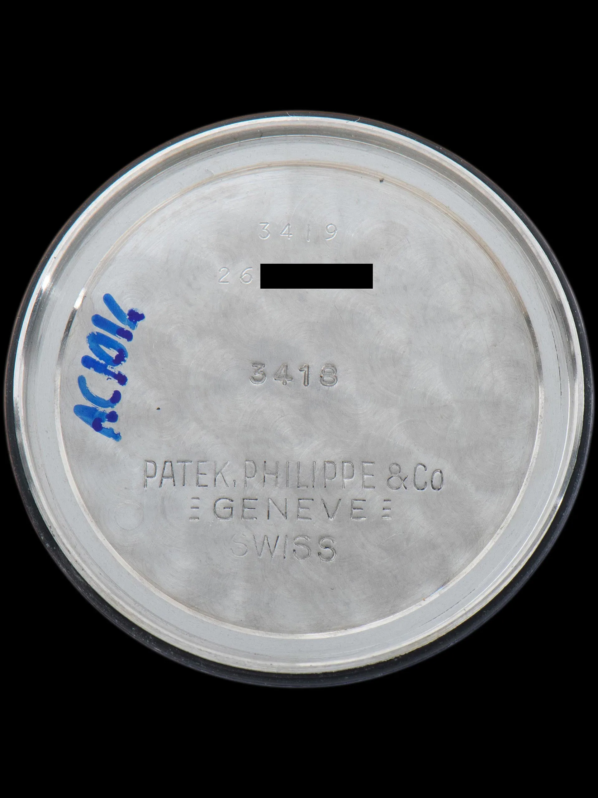 Tropical 1950s Patek Philippe Stainless Steel Calatrava 'Anti-Magnetic' (Ref. 3418) "First Series"