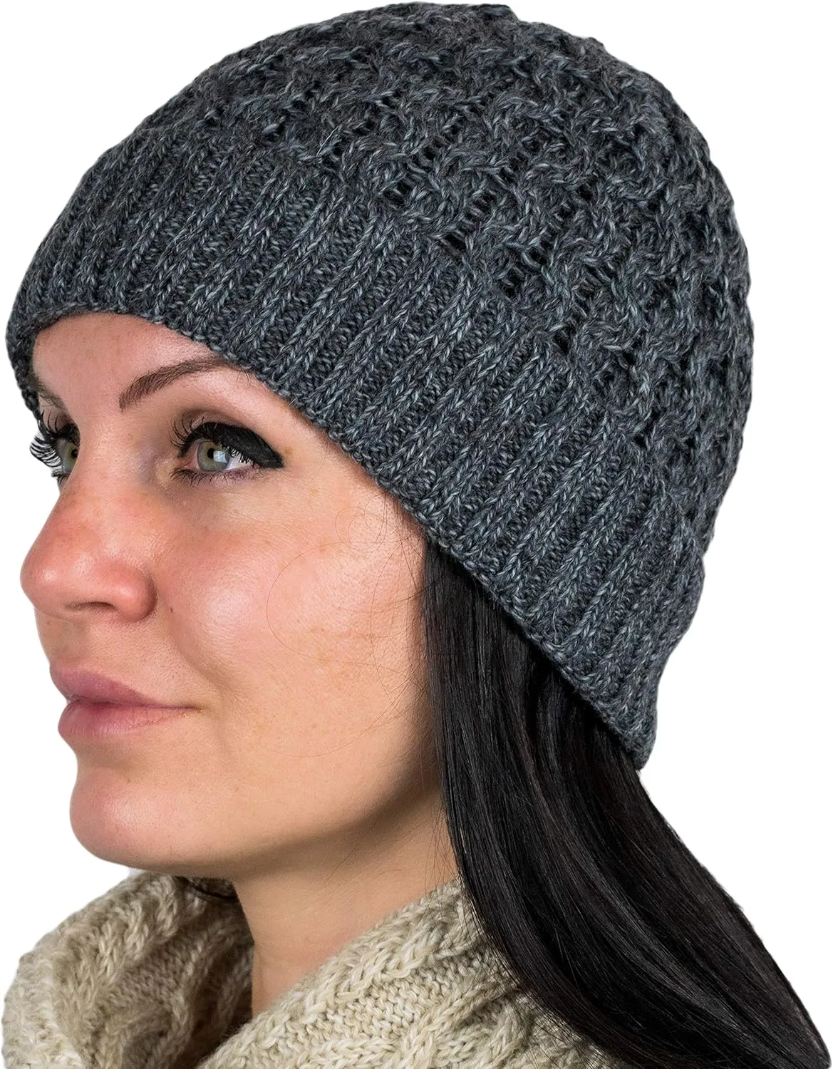 Unisex Beanie 100% Merino Wool Hat Soft and Warm Winter Hat