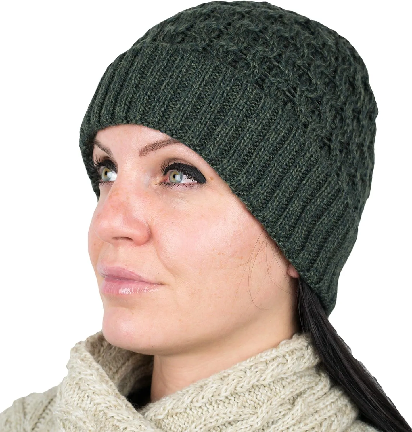 Unisex Beanie 100% Merino Wool Hat Soft and Warm Winter Hat
